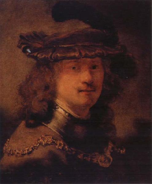 REMBRANDT Harmenszoon van Rijn Self-Portrait oil painting image